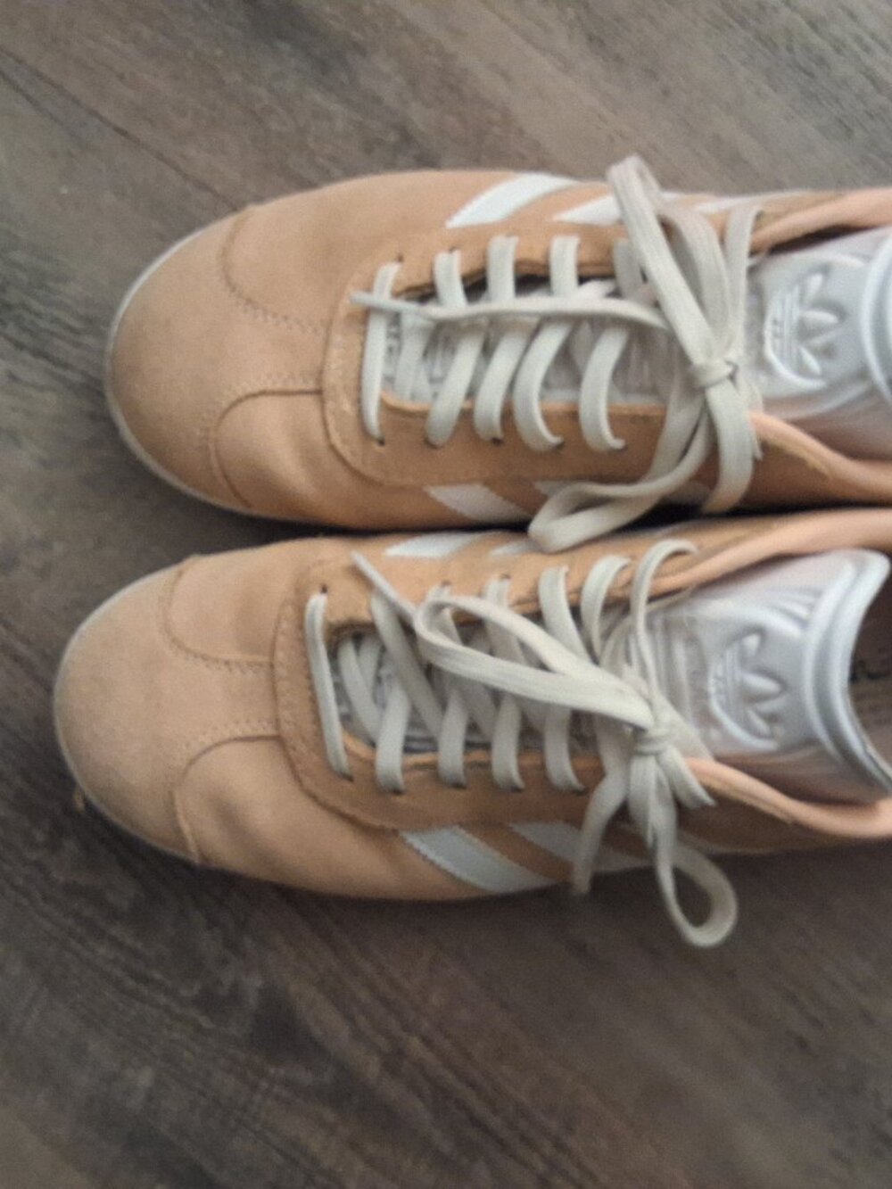 Adidas Gazelles - US Size 9 - Halo Blush / Cloud White / Core Black